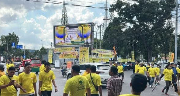 Musda Golkar Sumut Ricuh di Medan, Massa Bentrok
